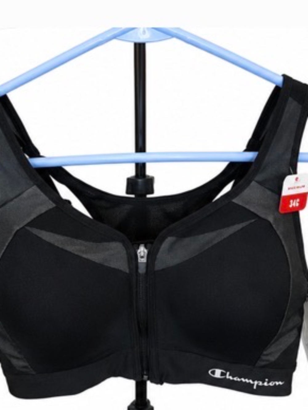 Champion Maximum Support Front Zip Sports Bra - Women's 34C - New With Tags